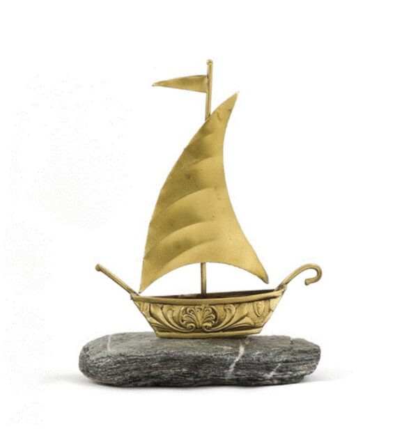 bronze-items-greek-small-ship-7x13.5cm