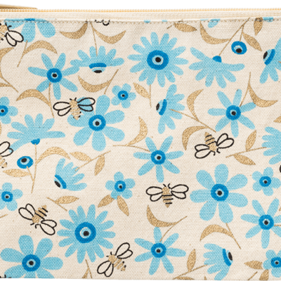 canvas-wallet-bees-evil-eye