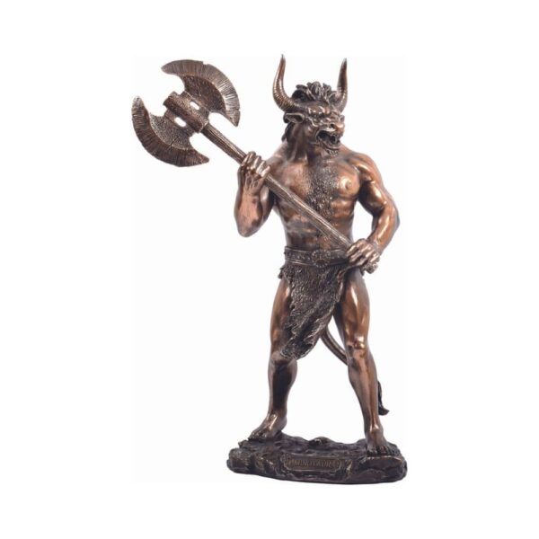 resin-bronze-statues-minotaur-28cm