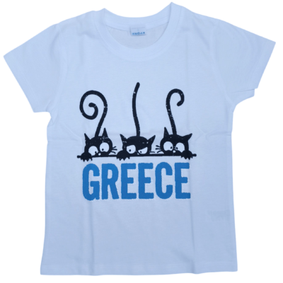 kids-tshirt-3-cats-Greece