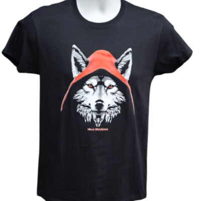 unisex-tshirt-hello-grandma-wolf